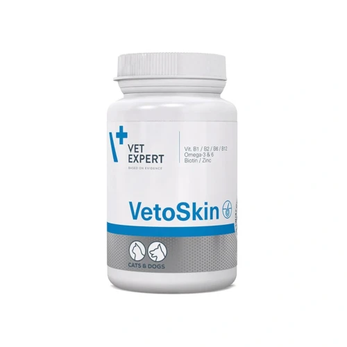 VetExpert Vetoskin - preparat na skórę i sierść 90 kapsułek