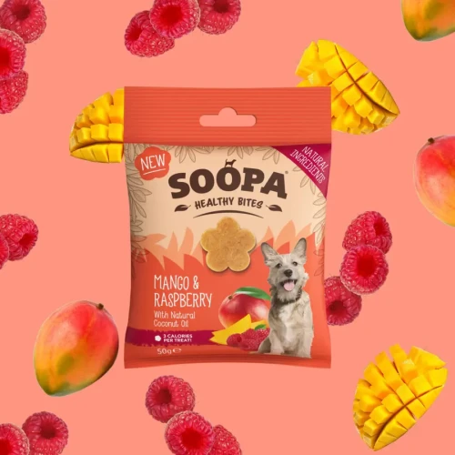 SOOPA Healthy Bites – Mango i Malina 50g - przysmak dla psa