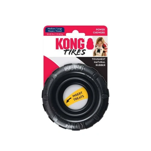 Kong Extreme Traxx - wytrzymała zabawka dla psa, gryzak-opona M/L