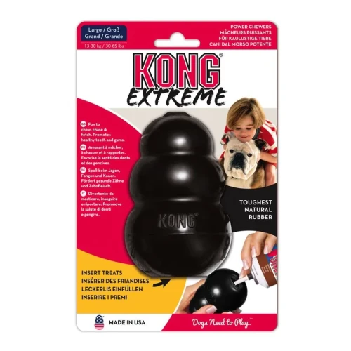 Kong Ultra Extreme - tradycyjny kong, zabawka dla psich mocarzy L