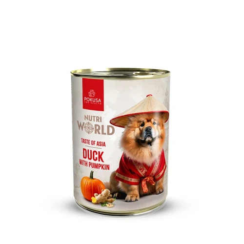 Pokusa Nutri World Karma mokra Smaki Świata Azja-Kaczka 400g