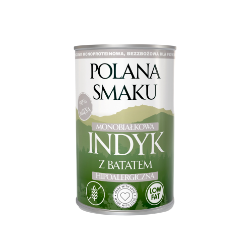 Polana Smaku Karma mokra - Indyk z batatem 400g