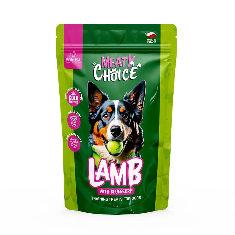 Pokusa-Smaczki-treningowe-Meaty-Choice-Lamb-wiht-Blueberry-200g-przysmak-dla-psa.webp