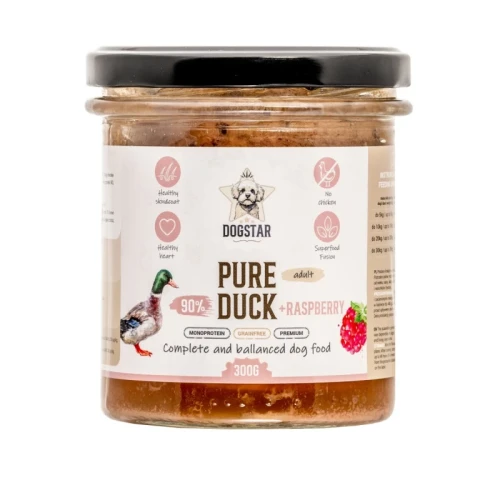 DogStar Karma mokra Kaczka z malinami 300g