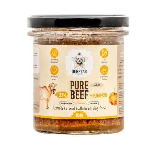 DogStar Karma mokra Wołowina z dynią 300g