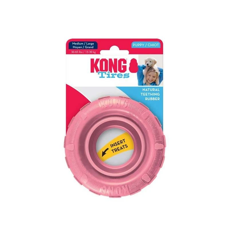 KONG-Puppy-Tires-M/L-zabawka-dla-szczeniaka,-opona-z-miękkiej-gumy.webp