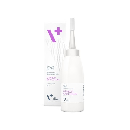VetExpert Otihelp Ear Lotion - emulsja do pielęgnacji uszu dla psów i kotów 75 ml