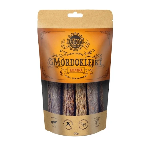 TrzyPsy - Mordoklejki z koniny 70g przysmaki dla psa