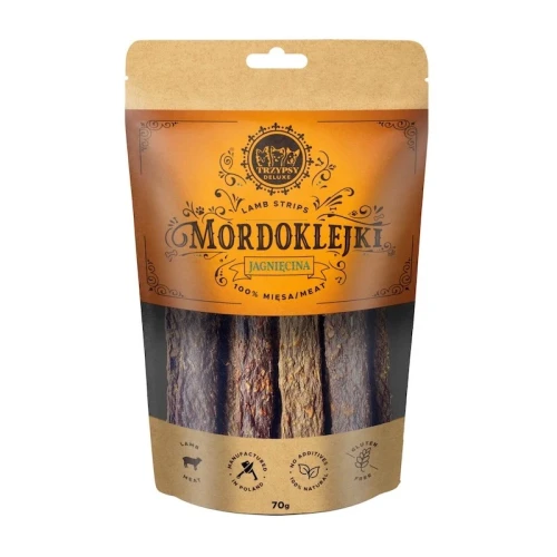 TrzyPsy - Mordoklejki z jagnięciny 70g - przysmaki dla psa