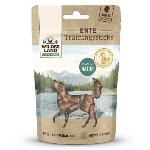WILDES LAND DOG Trainingssticks Ente - kaczka przysmaki treningowe