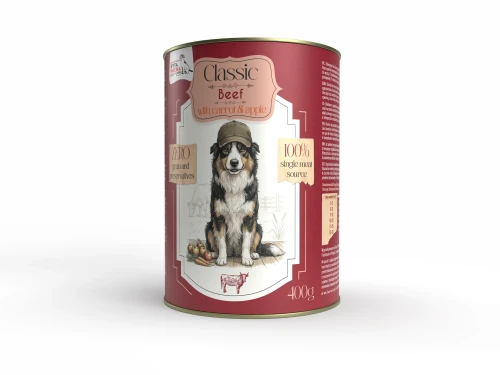 Syta Micha Karma mokra - Classic wołowina z marchewką 400g
