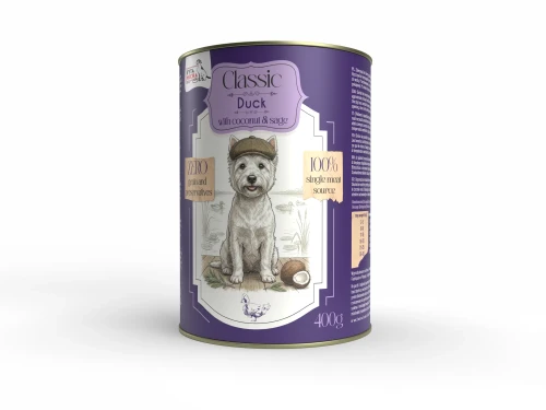 Syta Micha Karma mokra - Classic kaczka z kokosem 400g