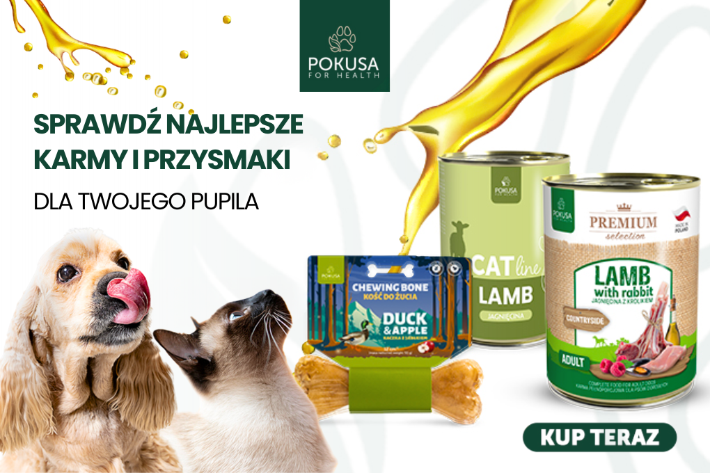 Pokusa karmy dla zwierząt Sklep internetowy Pupil Butik